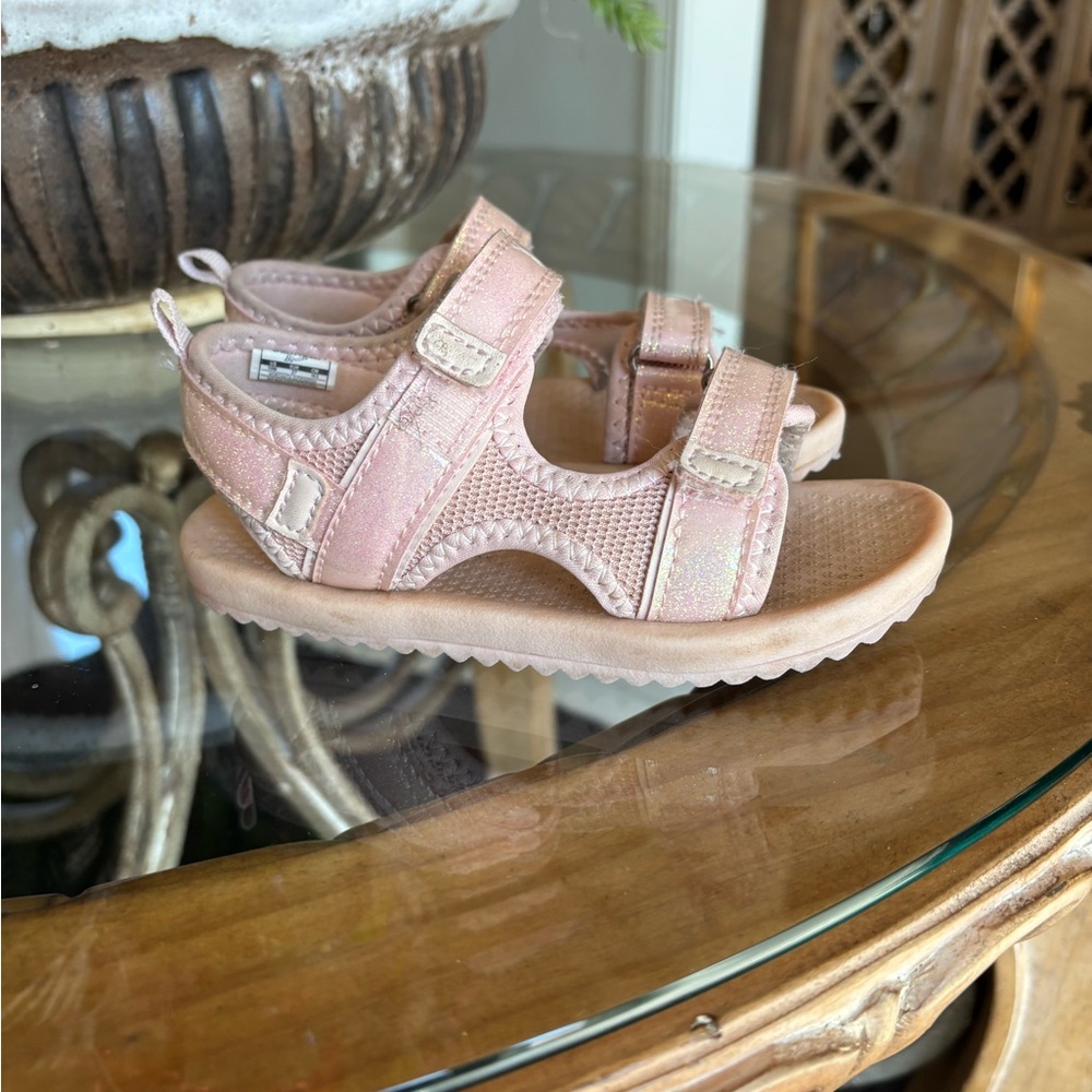 Pink Kids Sandals Oshkosh toddler girls size 10